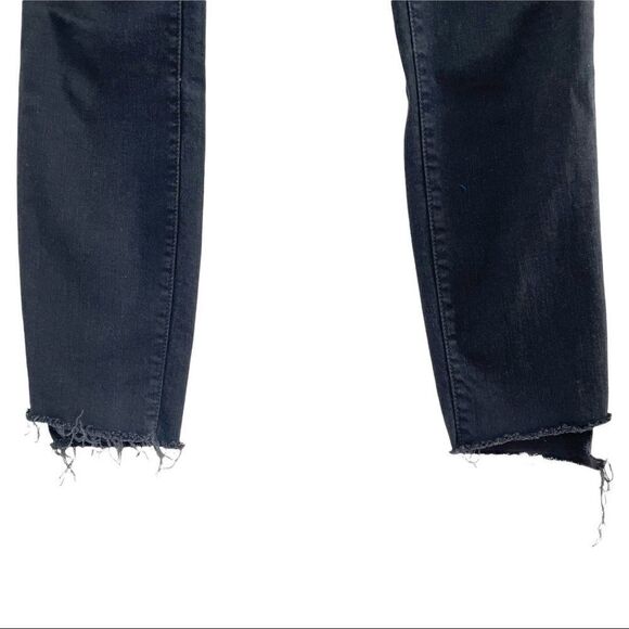 MOTHER Stunner Zip Ankle Step Fray in Not Guilty - Picture 5 of 11